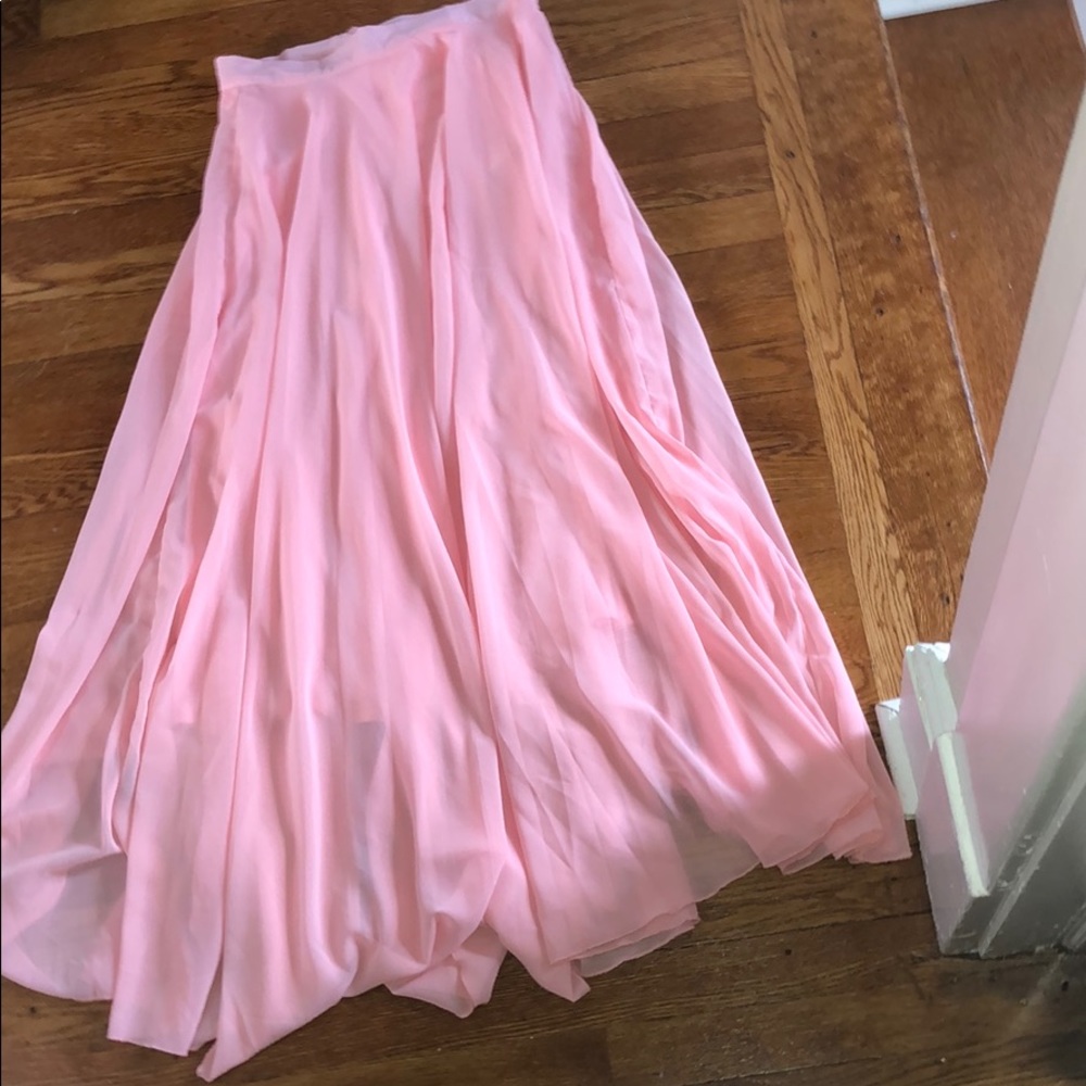 Chicwish Pink Midi Skirt